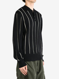 ZIGGY CHEN - Men High Neck Buttoned Pull Over