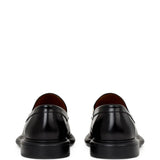 Black shoes, back view