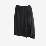 Black skirt, front view