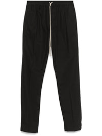 RICK OWENS - Men Cotton Drawstring Slim Long Pants