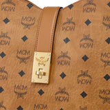 Tan bag, front view