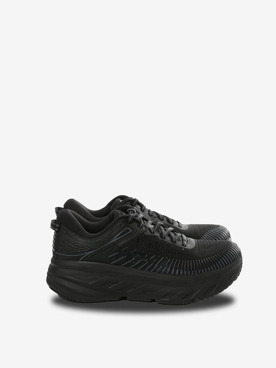 Black sneakers, front view