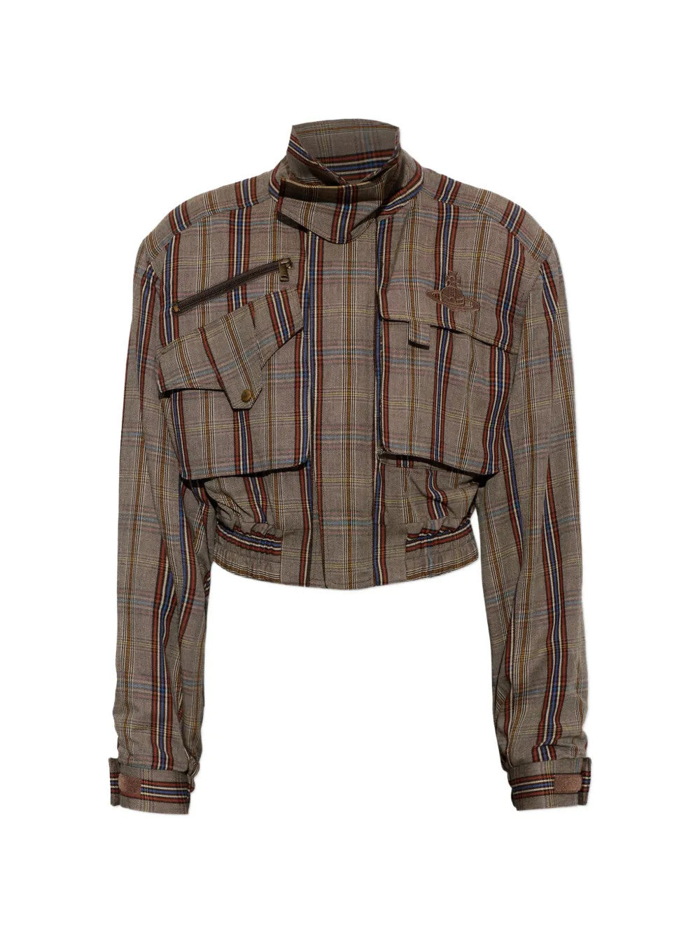 Brown jacket, front view