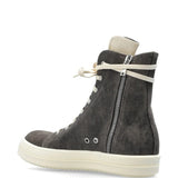 Grey shoes, side view