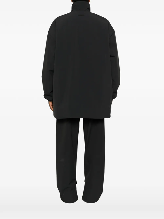 Black coats, full body view