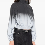 grey  jacket,worn by a person, showing the jacket fit