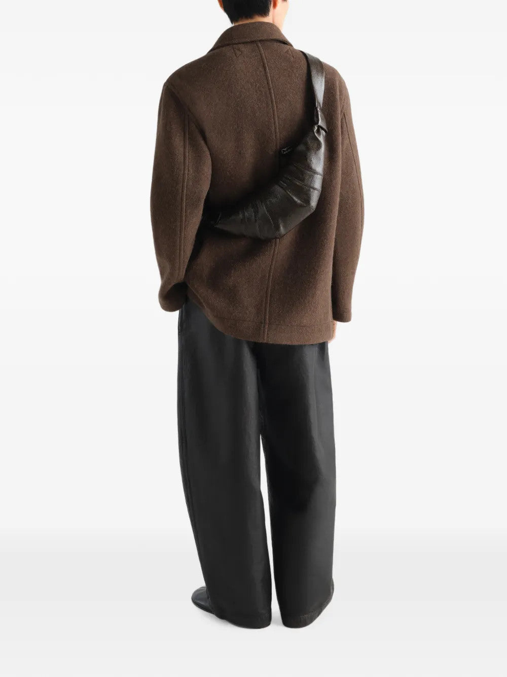 Green bag, full body view
