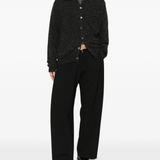 grey shirt, full body view