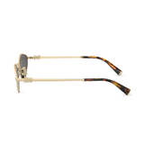 Yellow sunglasses, side view