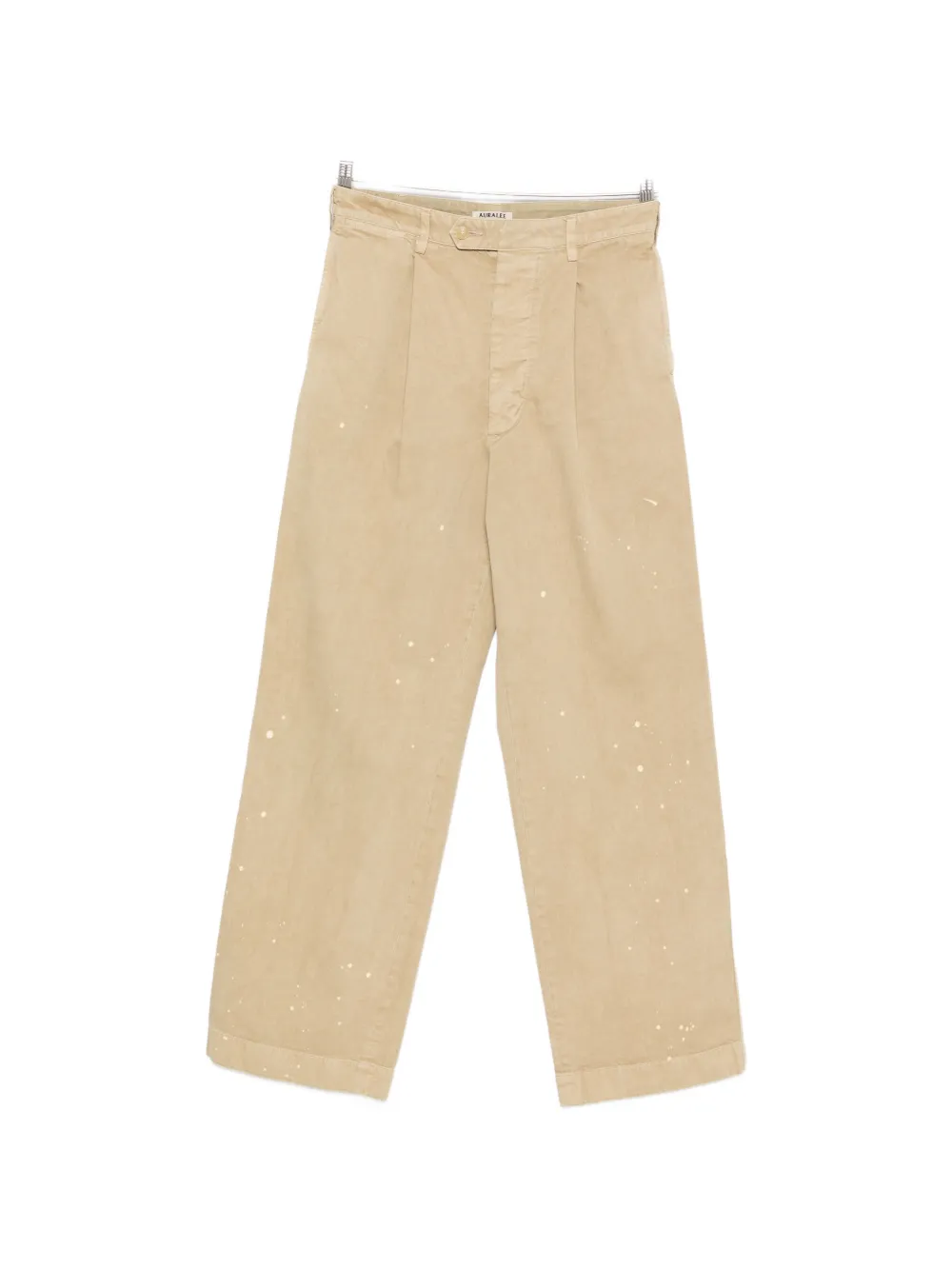 AURALEE - Men Garment Dyed Finx Light Chino One Tuck Wide Pants AURALEE - Men Garment Dyed Finx Light Chino One Tuck Wide Pants