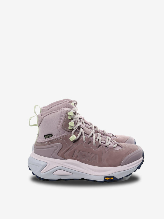 Pink sneakers,front view