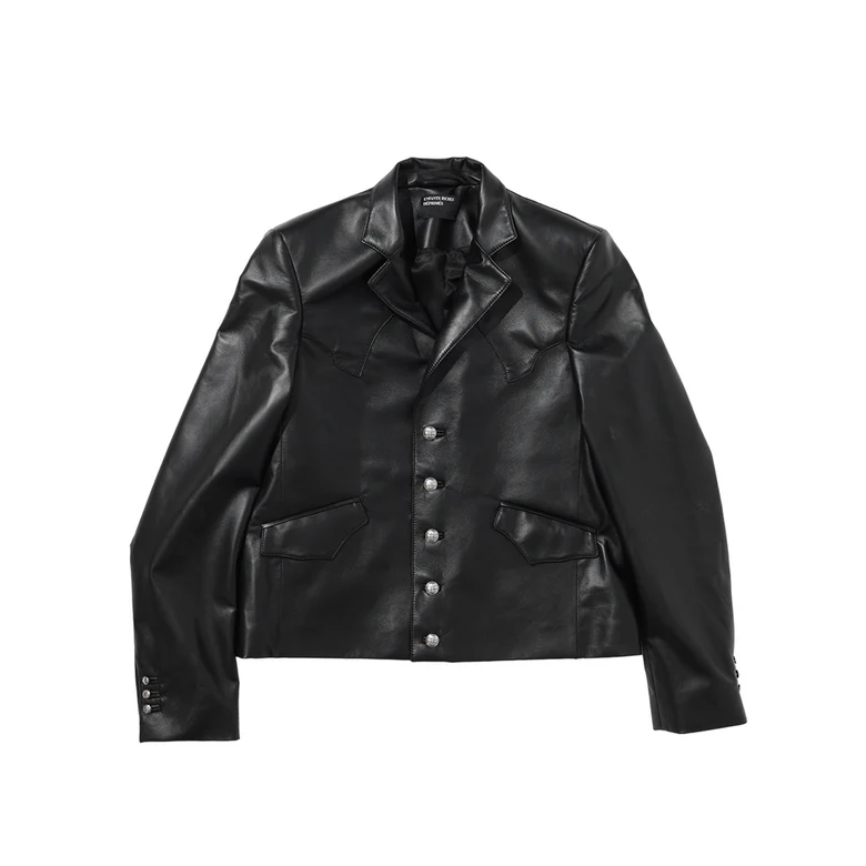 Black jacket, front view