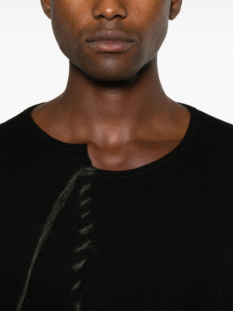 YOHJI YAMAMOTO POUR HOMME - Men Embroidered Long Sweater