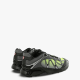 Black sneakers, back view
