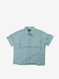 STUSSY - Men Contrast Pick Stitched Shirt