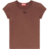 brown top, front view