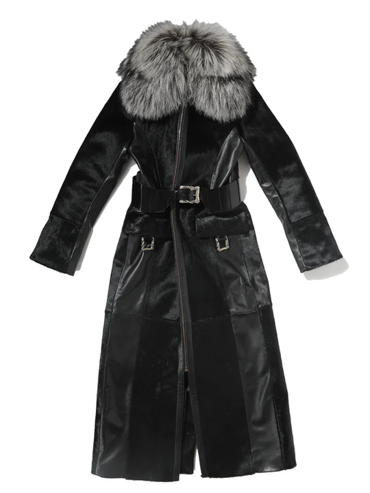 black jacket, front view