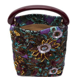 Purple bag, front view