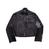 Black jacket, front view