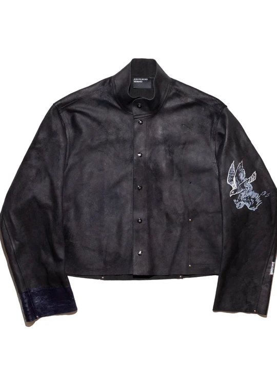 Black jacket, front view