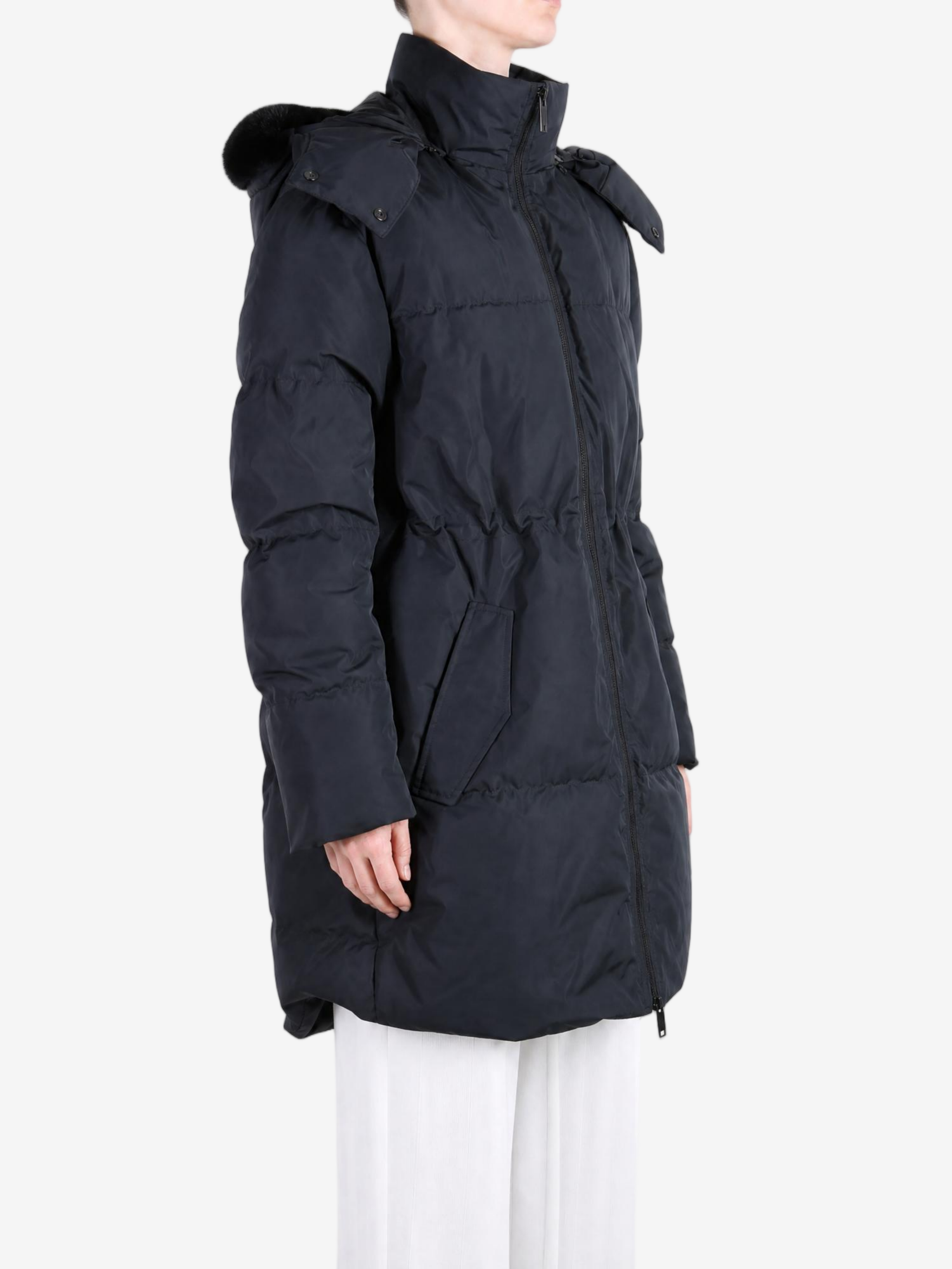 Black jacket, full body view