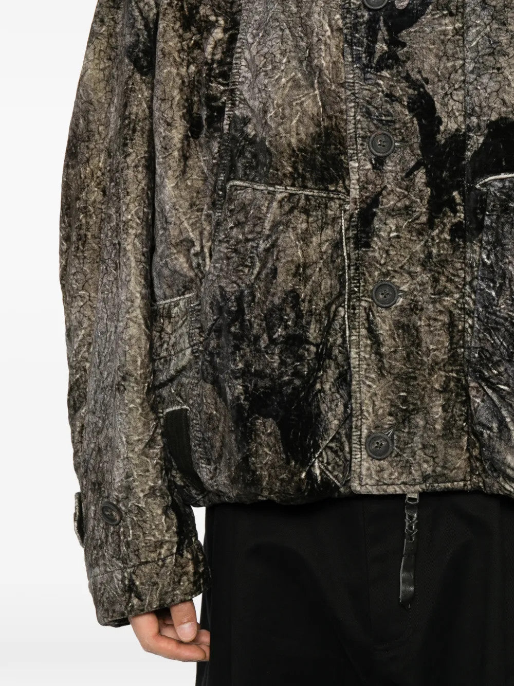 Grey jacket, front view