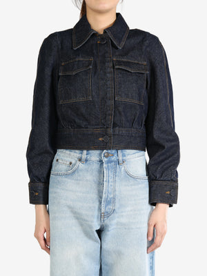 DRIES VAN NOTEN - Women Dark Wash Denim Jacket