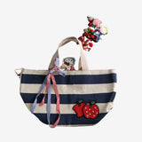 Navy bags,front view