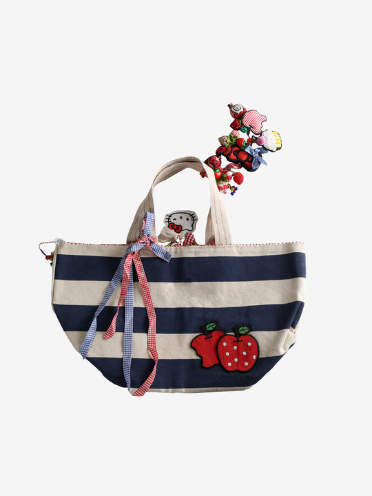 Navy bags,front view