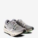 Grey sneakers, side view