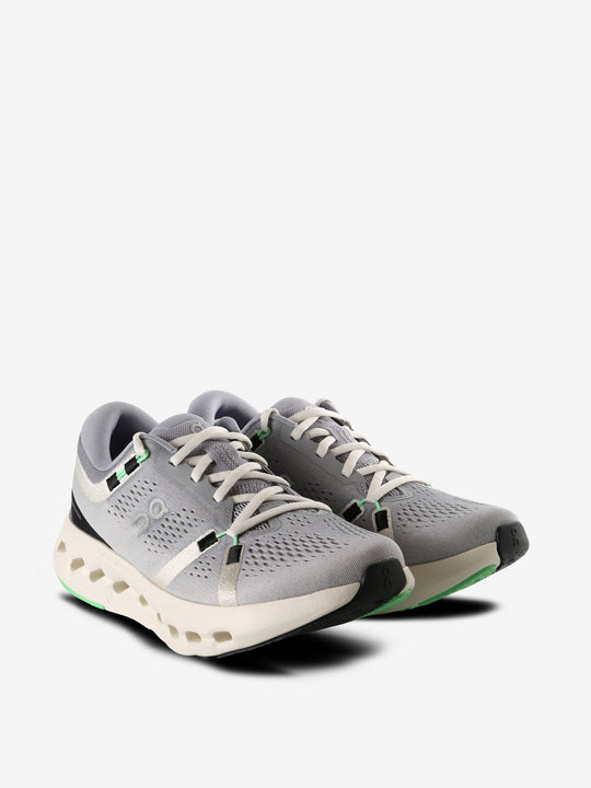 Grey sneakers, side view