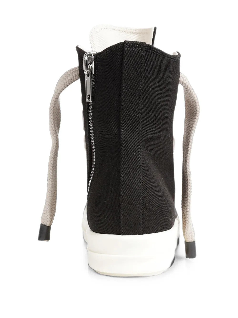Black shoes, back view
