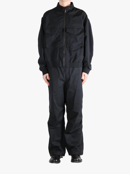 Black jackets, full body view