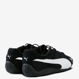 Black sneakers, back view