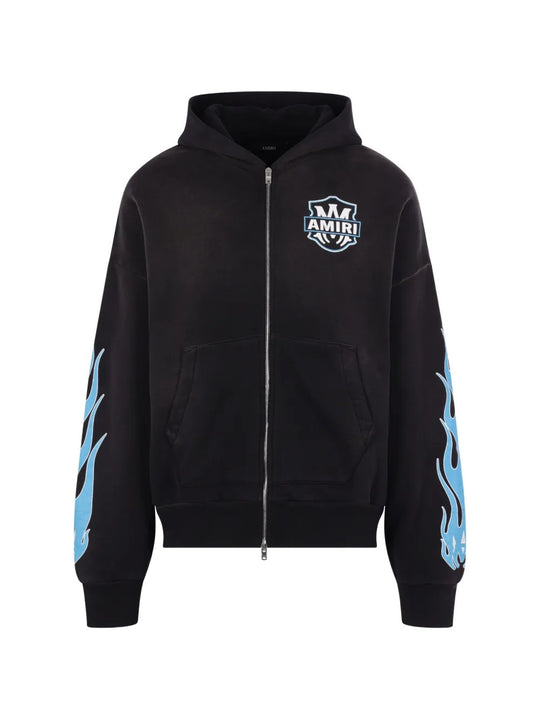 Black hoodie, front view