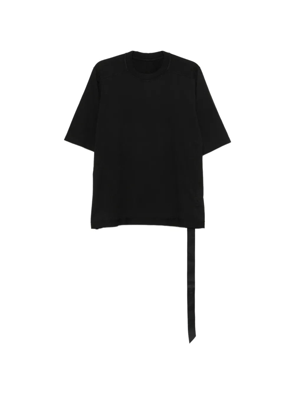 Black t-shirt, front view