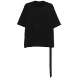 Black t-shirt, front view