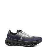 Navy shoes, front view