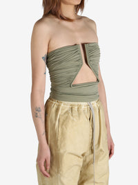 RICK OWENS - Women Top Jersey Prong Bustier