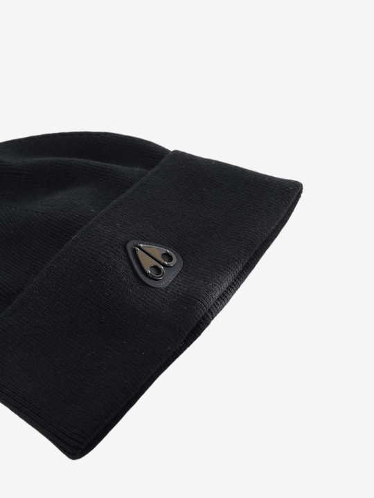 Close up of Black hat, showing detail
