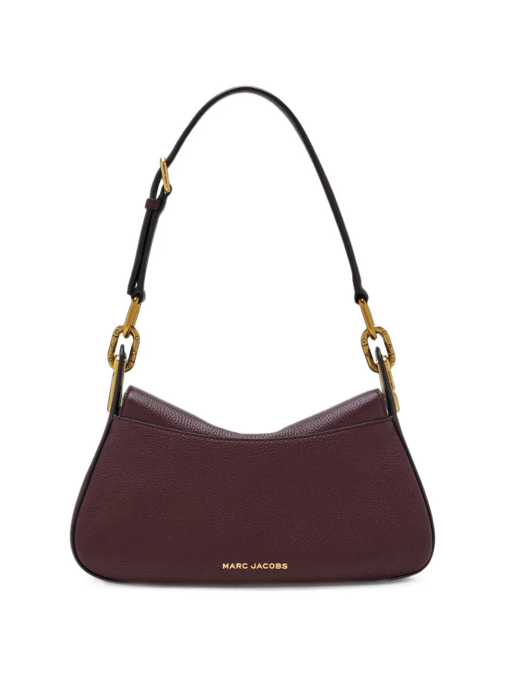 Burgundy bag, front view