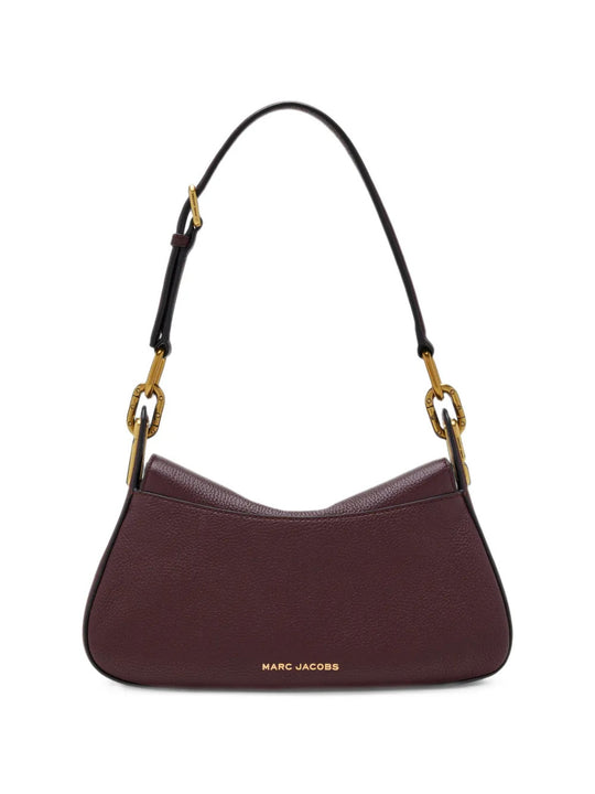 Burgundy bag, front view