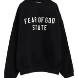 Black sweatshirt, front view