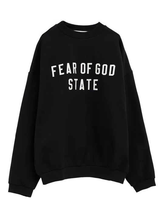 Black sweatshirt, front view
