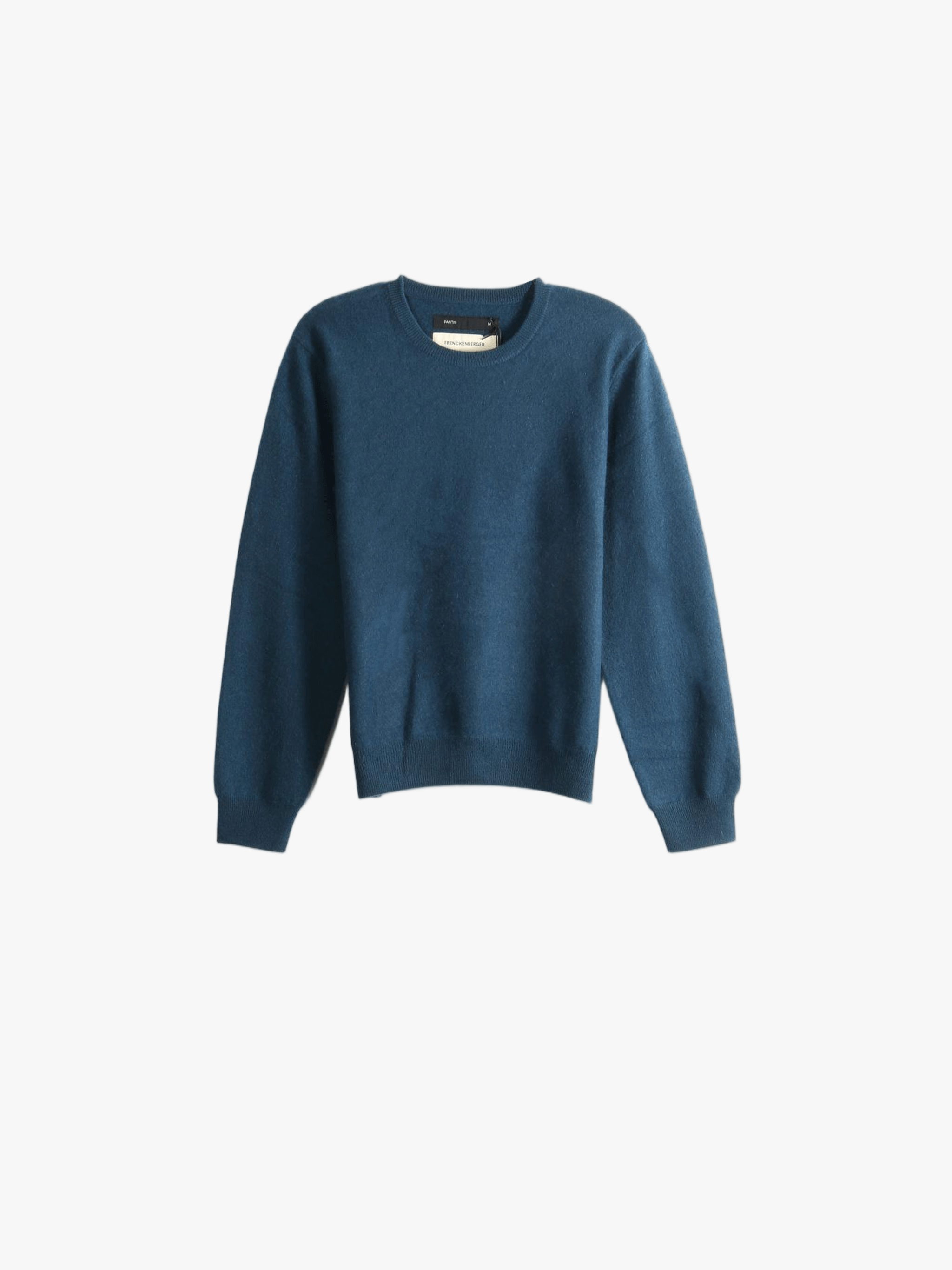 Navy hoodie, front view