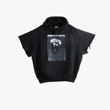 Black hoodie, front view