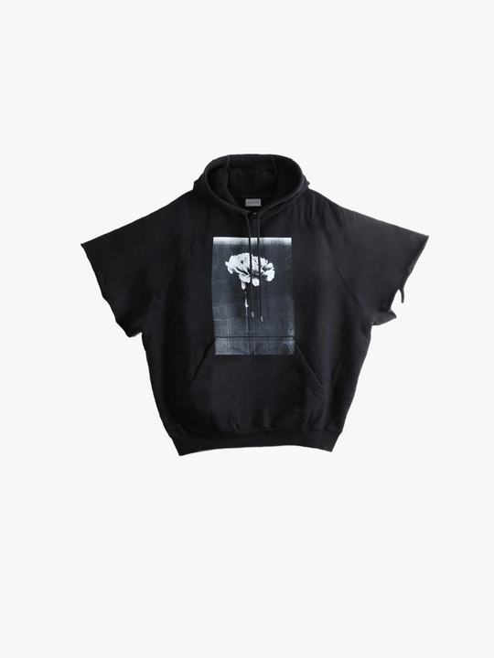 Black hoodie, front view