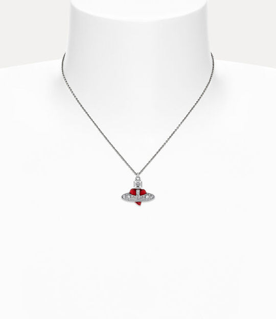 Red jewelry, front view