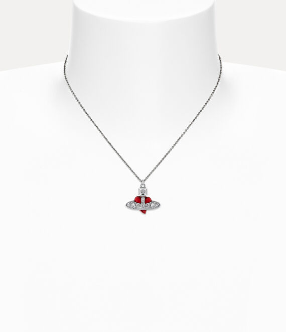 Red jewelry, front view