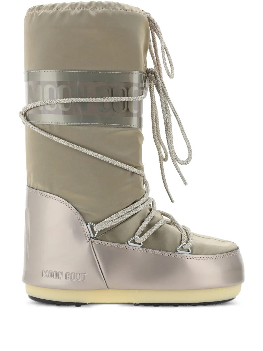 Tan boots, side view